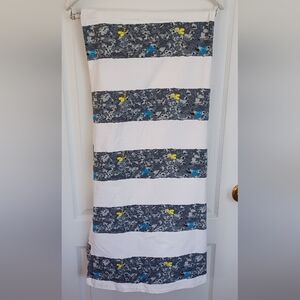 RARE VTG DISNEY CHARACTER FASHIONS MADE IN USA 60"x64" 100% COTTON THROW BLANKET